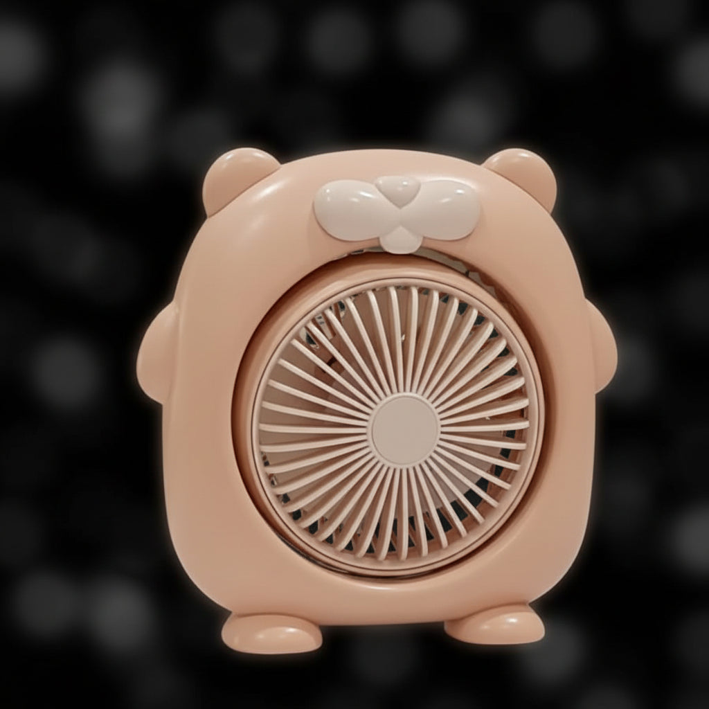 Rotating Head Mini Fan β 3 Speed Rechargeable Portable Cooling Fan