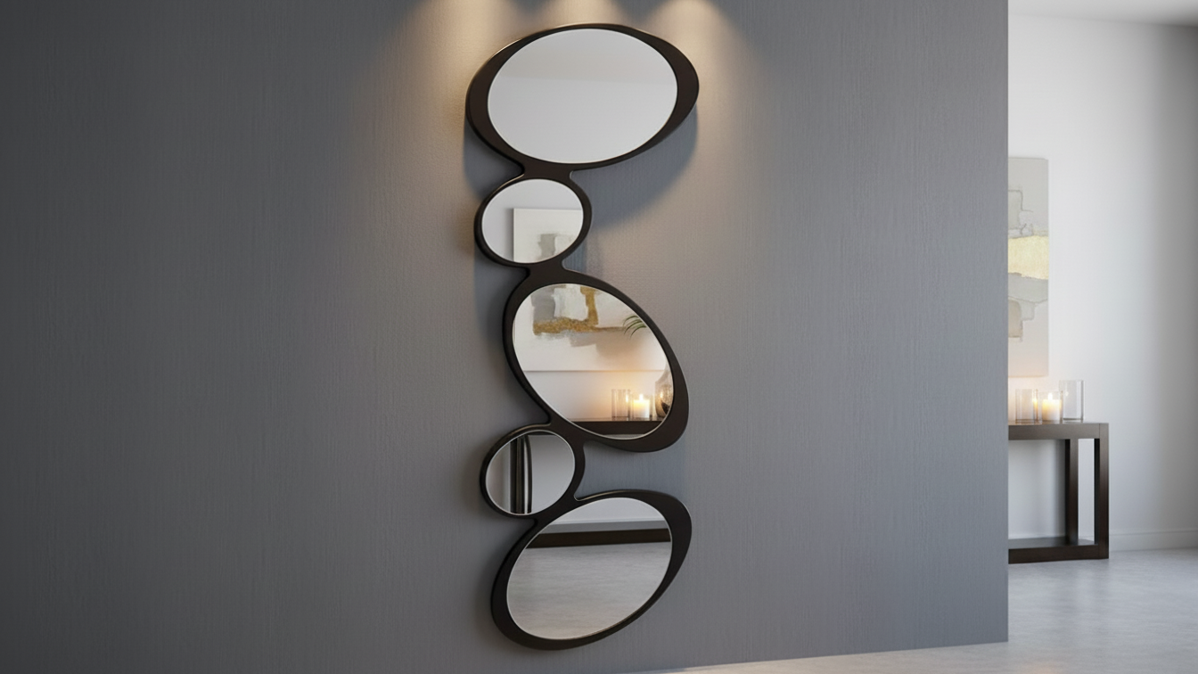 Stacked Oval Mirror