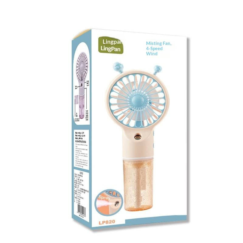 Mini Fancy Spray Fan – Bigger Size, Bigger Cooling!