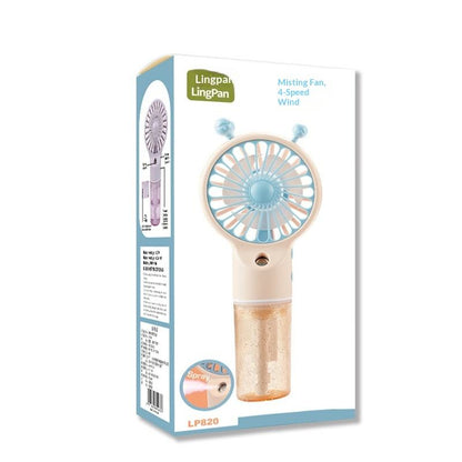 Mini Fancy Spray Fan – Bigger Size, Bigger Cooling!