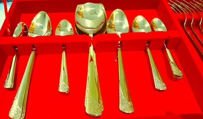 Golden Cutlery set 29 PCS  with premium Gift box