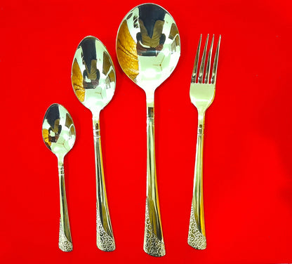 Golden Cutlery set 29 PCS  with premium Gift box