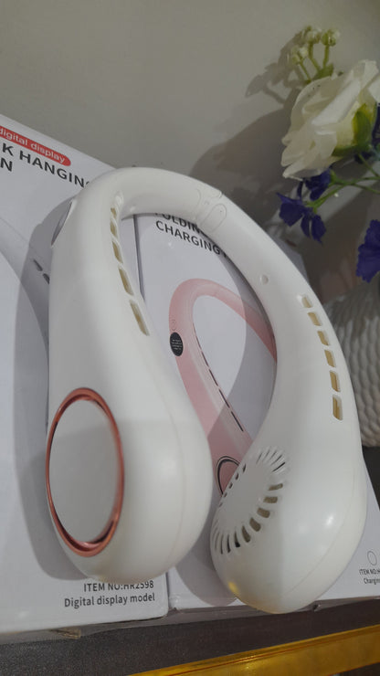 Foldable Neck Fan Portable Cooling Fan for Summer Heat