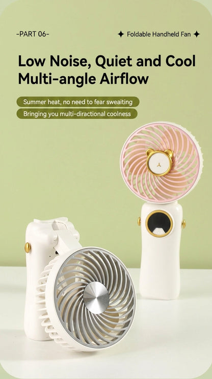Trendy Foldable Hanging Neck Fan