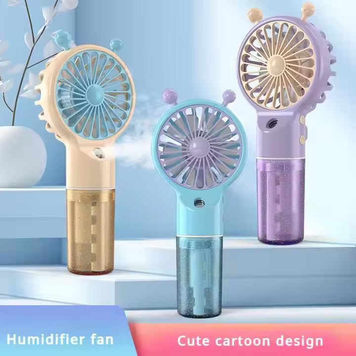 Mini Fancy Spray Fan – Bigger Size, Bigger Cooling!