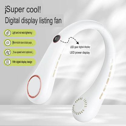 Foldable Neck Fan Portable Cooling Fan for Summer Heat