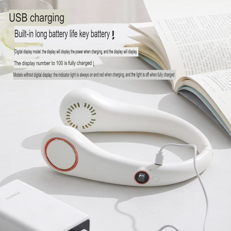 Foldable Neck Fan Portable Cooling Fan for Summer Heat
