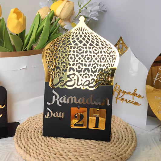 Ramadan Calendar | Ramadan Gift | Ramadan counter | Table Decor with Stands| (Copy)