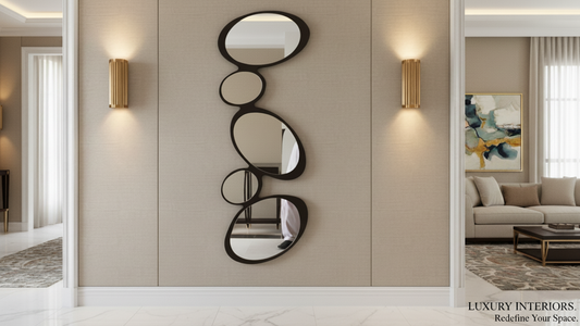 Stacked Oval Mirror