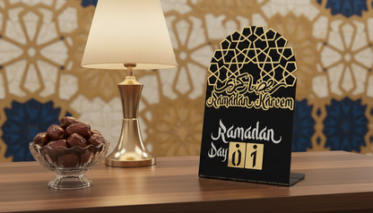 Ramadan Calendar | Ramadan Gift | Ramadan counter | Table Decor with Stands|