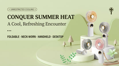 Trendy Foldable Hanging Neck Fan